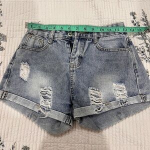 Denim shorts